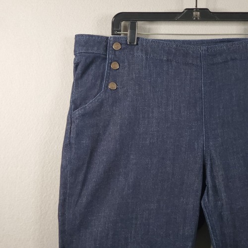 Jean Boden The Helston Sailor índigo para mujer talla 18L EE. UU. - Imagen 9 de 15
