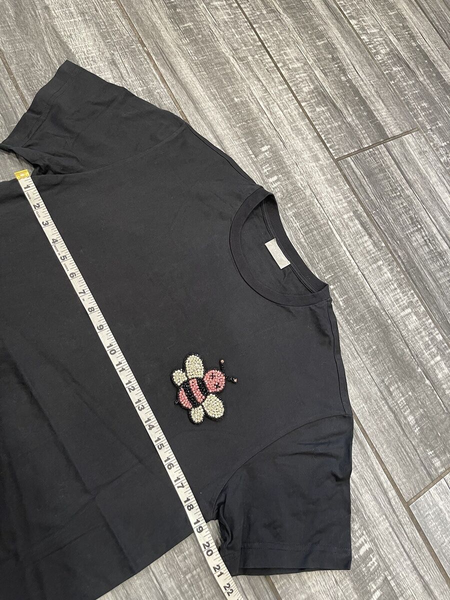 DIOR X KAWS JEWELED BEE SHIRT Mens Size XL Black RARE! | eBay DIOR X KAWS JEWELED BEE SHIRT Mens Size XL Black RARE! | eBay