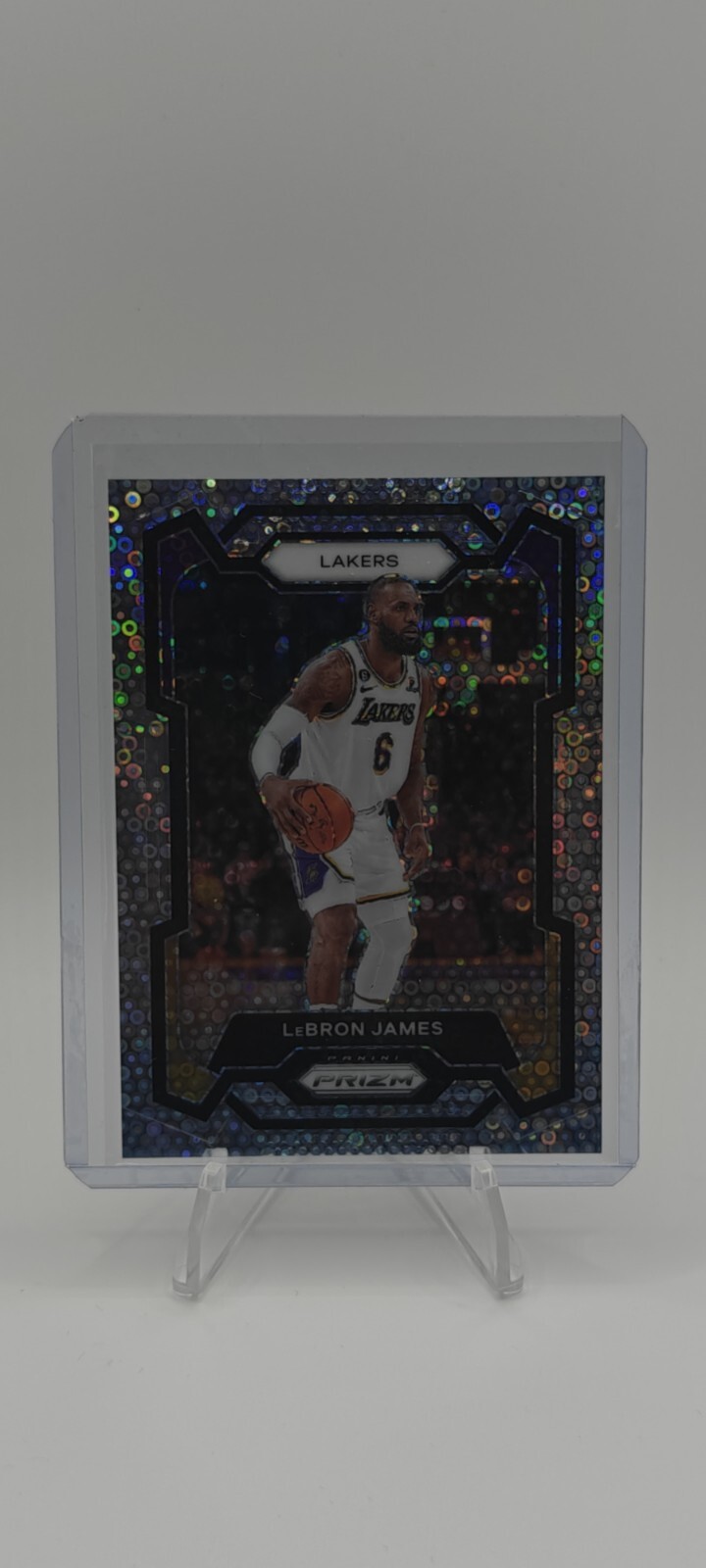 2023 Panini Prizm Fast Break Lebron James Silver Disco Prizm #63 🔥