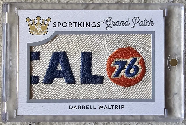 2020 SportKings Volume 2 Grand Patch Darrell Waltrip 1/1 Logo Race Used