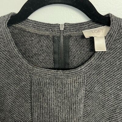 Ann Taylor LOFT Charcoal Grey Dress Size XS | eBay