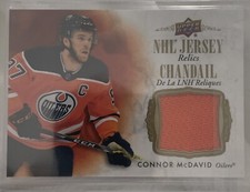 2020-21🔥Upper Deck🔥Tim Hortons Relics Jersey #J-CM🔥Connor McDavid🔥