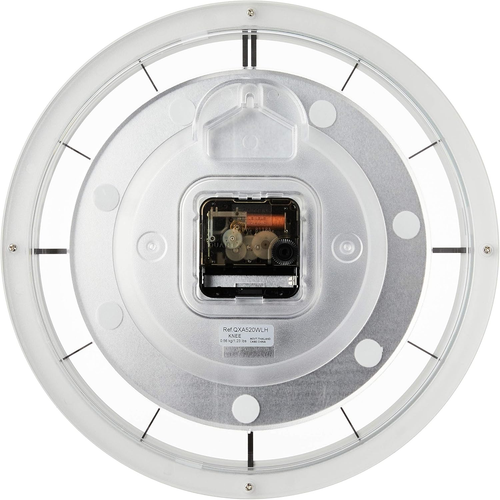 11 Inch St John Brushed Metal Wall Clock - Picture 3 of 8