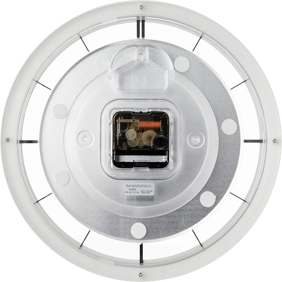 11 Inch St John Brushed Metal Wall Clock - Image 3 of 4