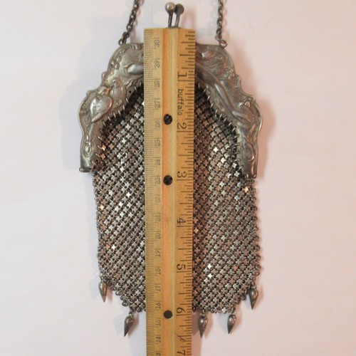 ๐ Antica borsa vintage in argento sterling con figure R. Blackinton borsa a mano๐ - Foto 17 di 17