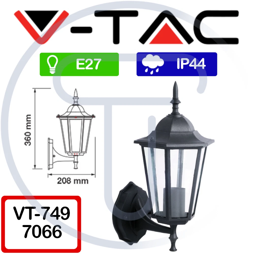 Upright outdoor outlet light fixtures