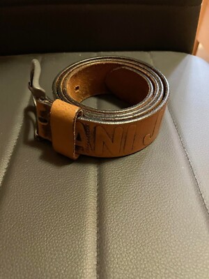 HERREN GÜRTEL ARMANI JEANS 100% LEDER ORIGINAL MADE IN ITALY 85/100