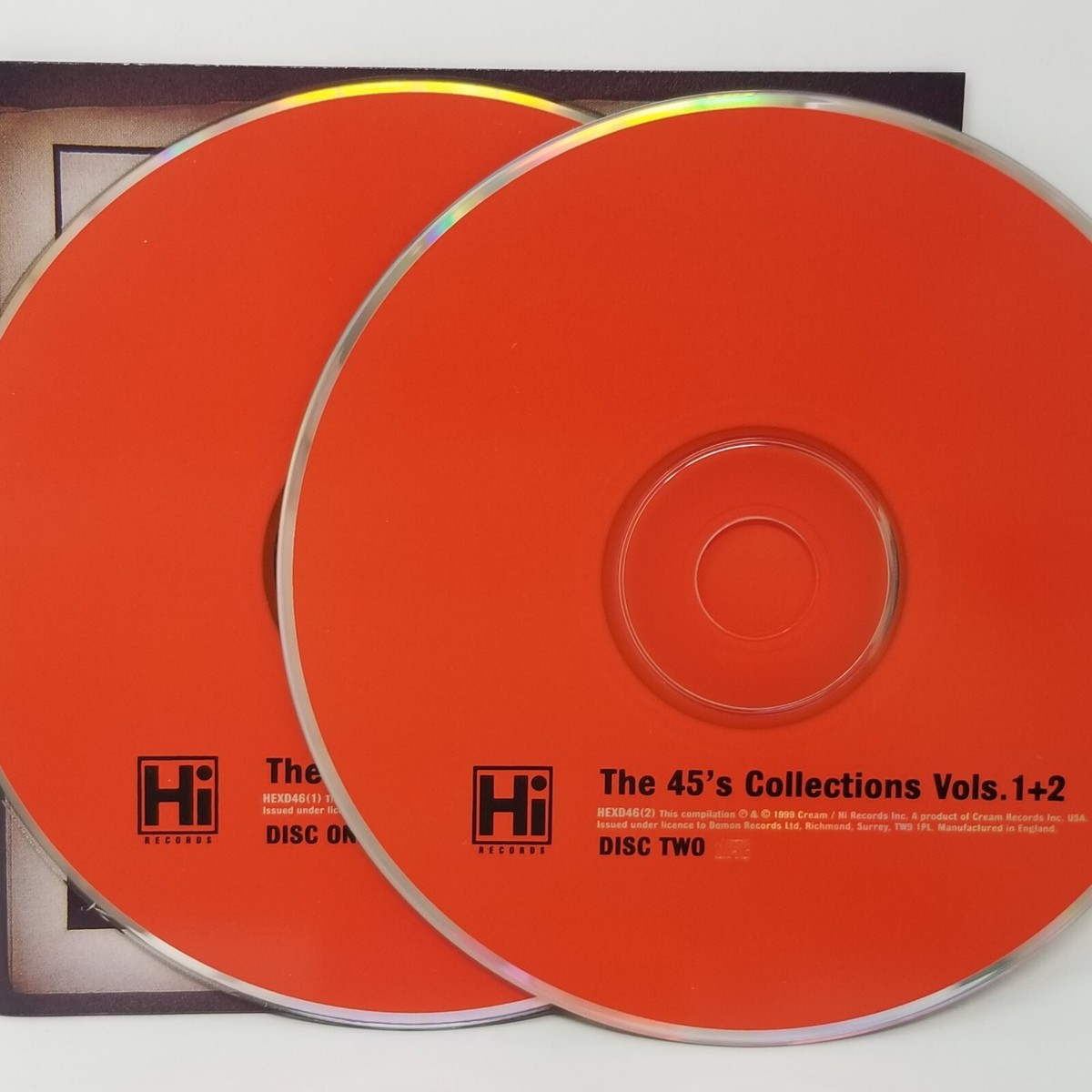 Hi 45's Collection vol. 1-2 2 disc CD Near Mint - Case Mint Hi 45's Collection vol. 1-2 2 disc CD Near Mint - Case Mint