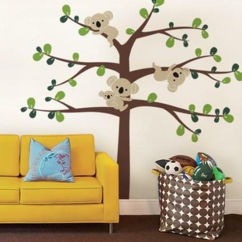 Tree Wall Decals with Koalas - Picture 2 of 12