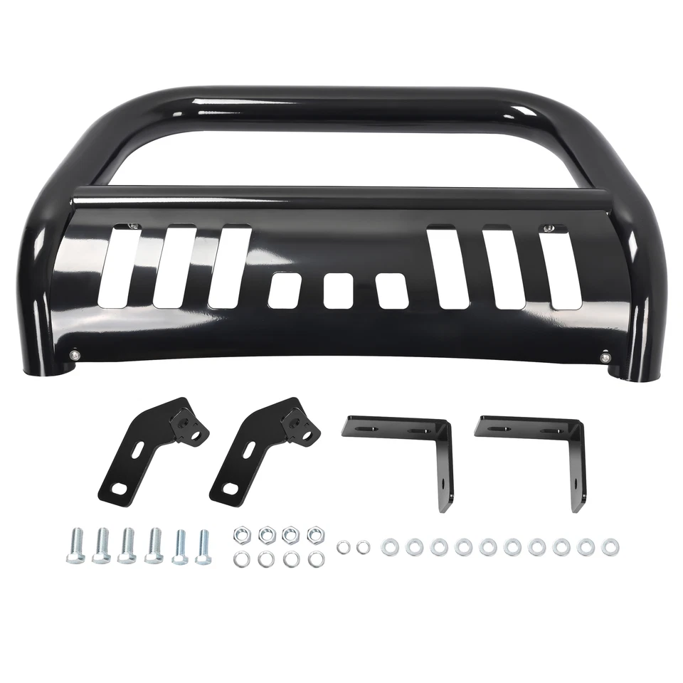 For Toyota RAV 4/RAV4 2017-2018 Black 3" Bull Bar Push Bumper Grille Guard Steel - Image 3 of 4