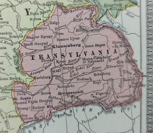 Vintage 1883 AUSTRIA Map 13"x11" ~ Old Antique Original GRAZ LINZ TRIESTE VIENNA - Picture 14 of 15
