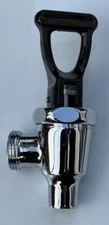 Faucet for urn, tea, coffee, hot water. Black Handle