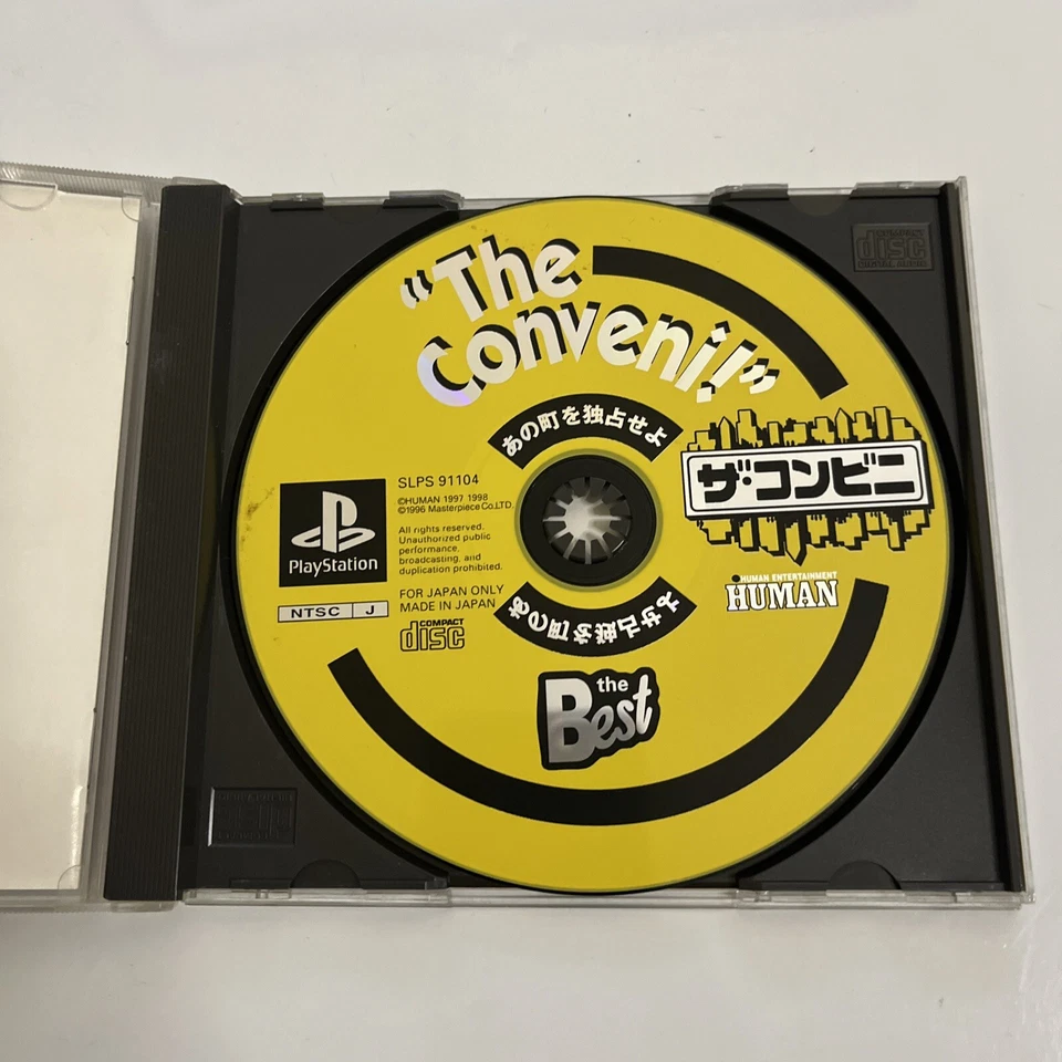 The Conveni!  PS1 Sony PlayStation NTSC-J JAPAN Convenience Store Sim 1998 Game - Image 3 of 4