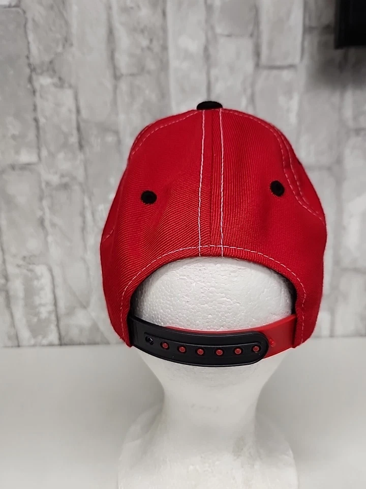 Utah Utes Logo Youth Zephyr Red Zone Snapback Hat - Image 3 of 4