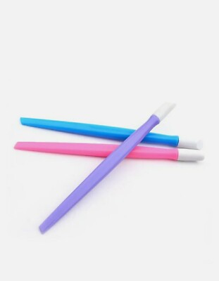 100 Pcs Soft Cuticle Pusher Rubber Nail Art Nail Tool Tips Manicure Set Files