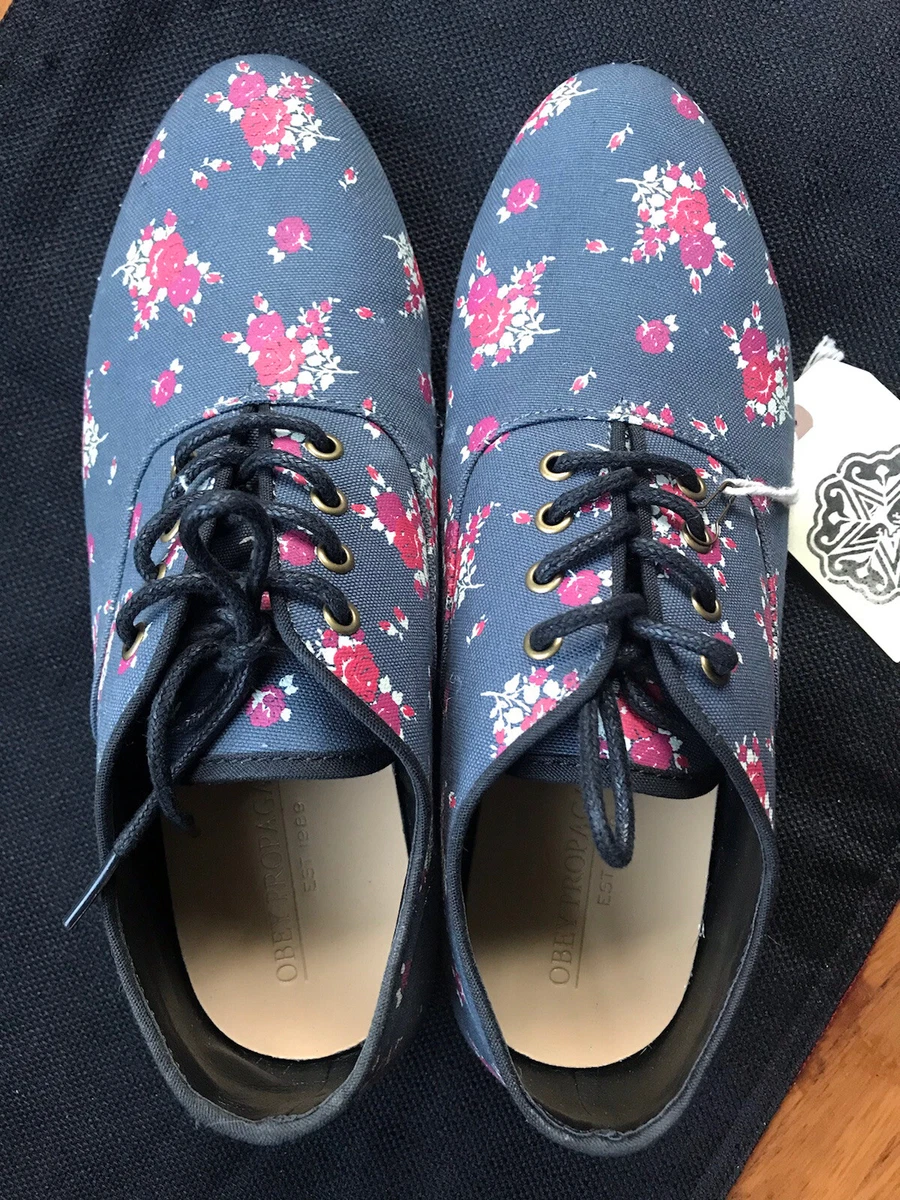Floral hotsell oxford shoes