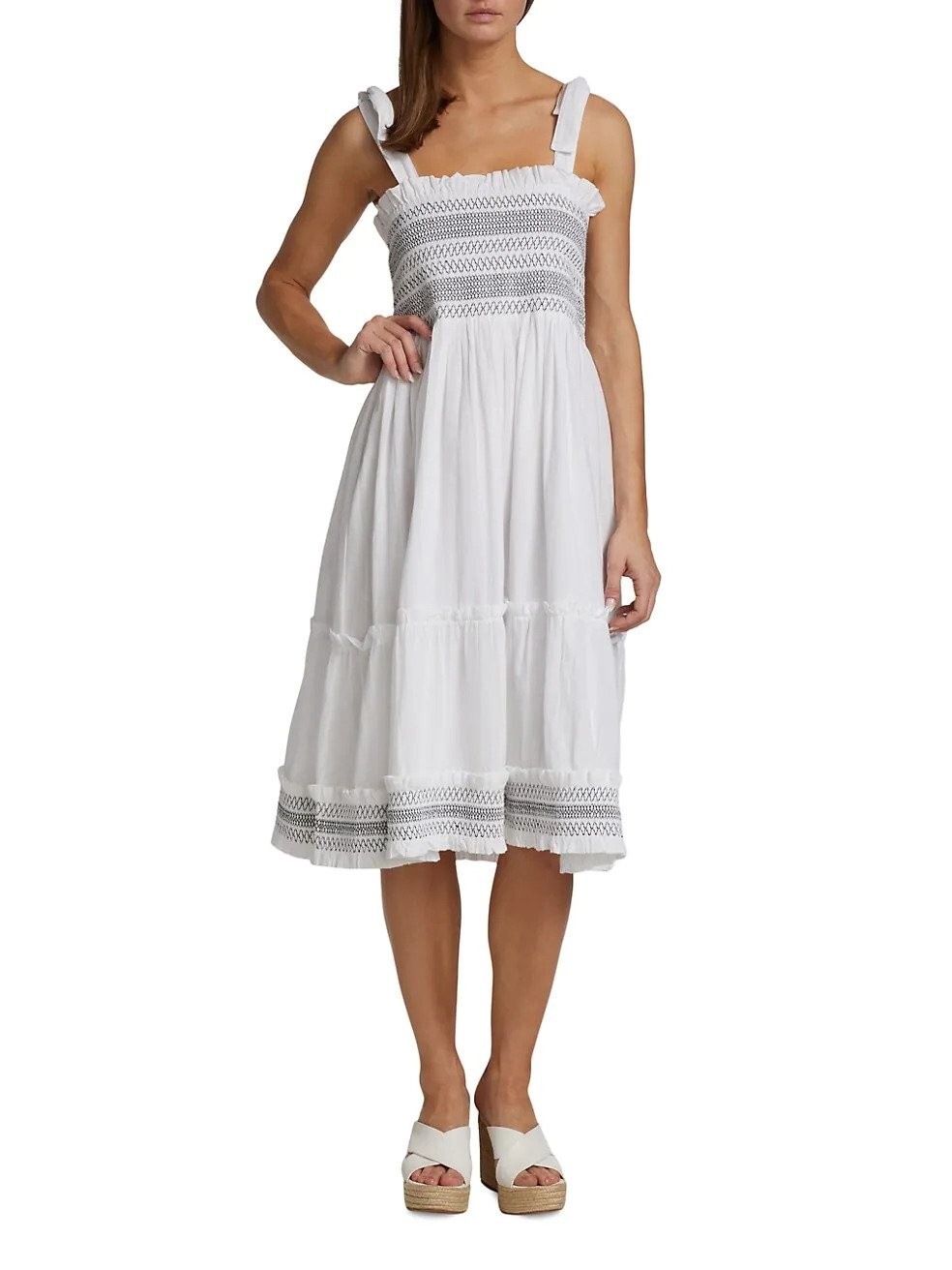elie tahari midi dress