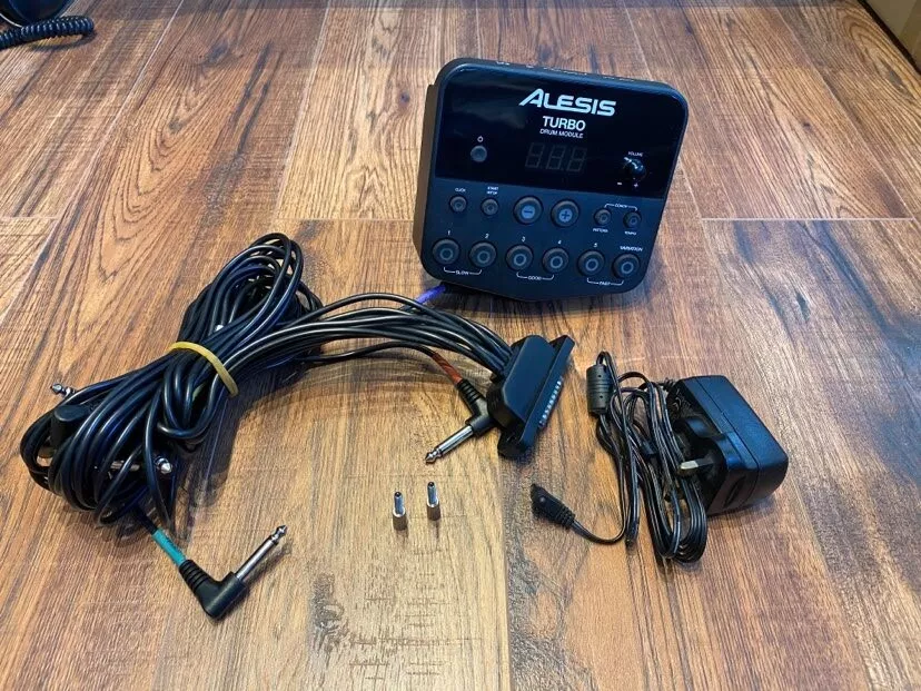 ALESIS TURBO MESH ELECTRONIC DRUM KIT SPARE PARTS MODULE loom POWER ADAPTER