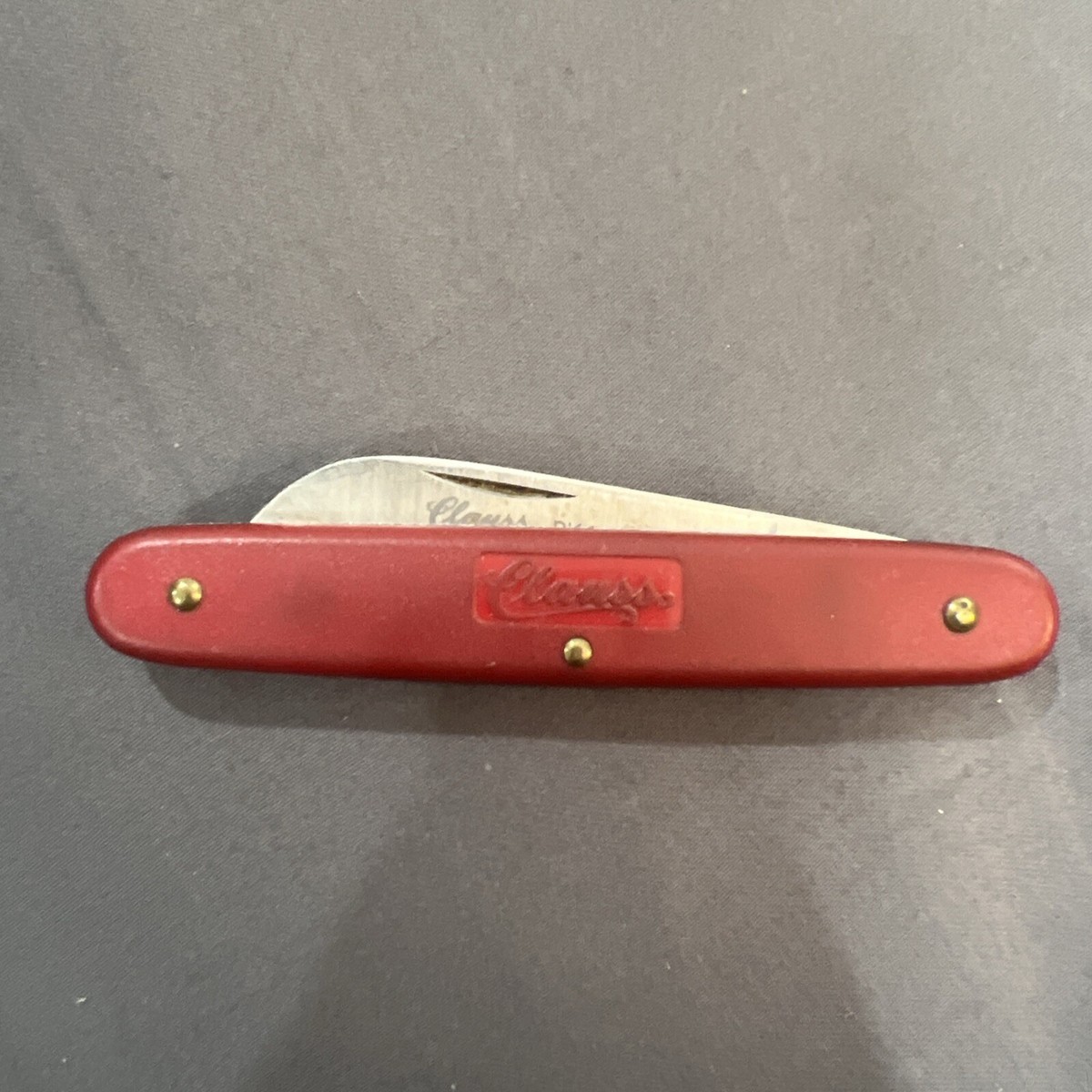 Clauss PK3 Red Folding Pocket Knife Single Blade China Japan | eBay