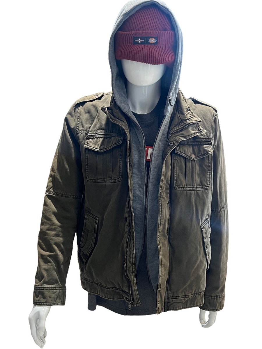 Levi Strauss & Co Men's Military Green Utility Jacket Size Levi Strauss & Co Men's Military Green Utility Jacket Size