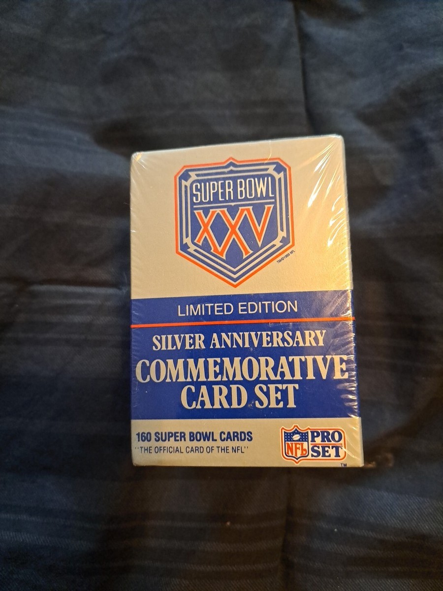 Proset Super Bowl XXV Silver Anniversary Commemorative Factory