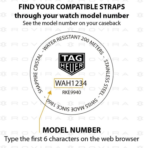 End Link FB3141 TAG Heuer Aquaracer 500M Cal.5 for rubber strap FT6015 - Picture 6 of 6