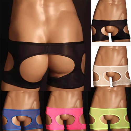 Sexy Lingerie Men Underwear Open Crotch For Briefs Briefs Backless Underpants K