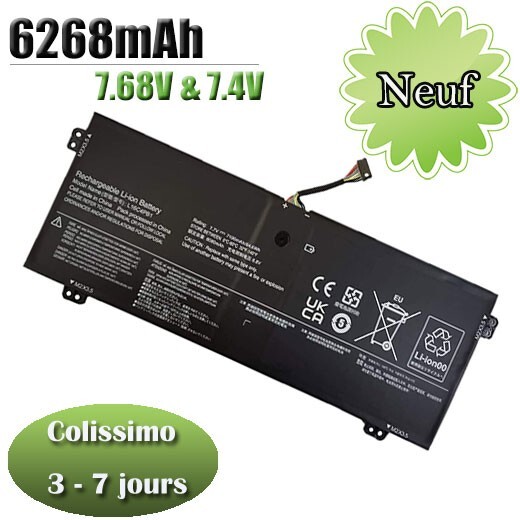 Batterie L16L4PB1 haute autonomie 4160mAh pour ordinateur Lenovo Yoga 730