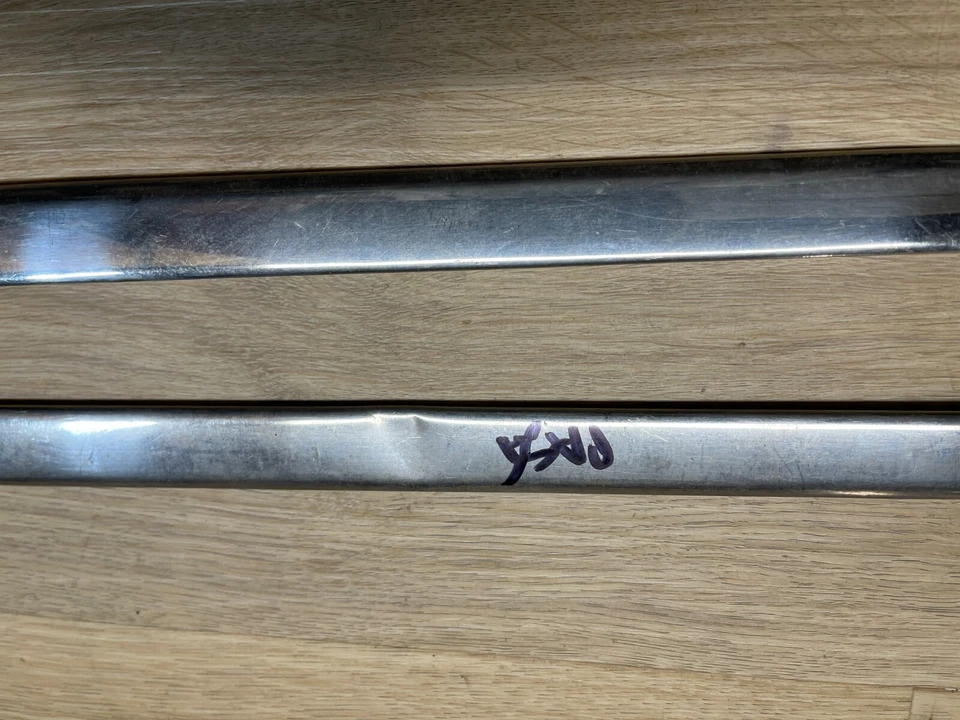 Dodge Charger 1969 puerta superior correa moldura derecha izquierda acero inoxidable rat rod presupuesto 68 Foto 4 de 4