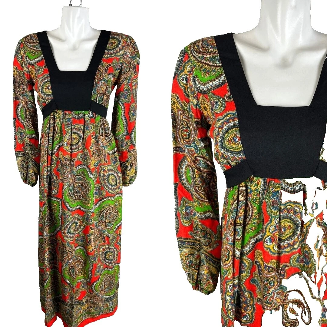 Vestidos Vintage de fiesta sintético Cintura Imperio para Mujeres