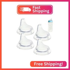 4 Pack Replacement Silicone Spout Compatible with NUK Active and Learner Cups, C