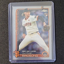 Topps 2025 Chrome Update Rookie Debut Hayden Birdsong Giants USC159