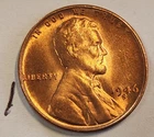 1946-S  Lincoln Cent BU  Nice Red Color  #1