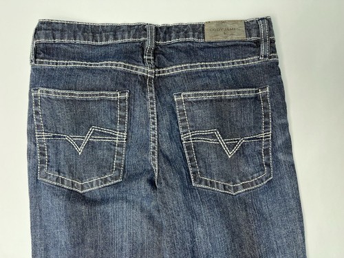 Cody James Jeans Boys Size 18 Western Rodeo Stretch Dark Blue Denim Bootcut - Picture 8 of 9