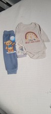 Handmade Baby Outfit Set   Bear Design   Newborn Gift   Baby Shower Set