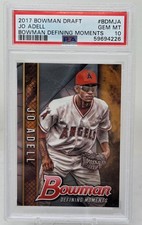 2017 Bowman Chrome JO ADELL Rookie Card PSA 10 Gem Mint