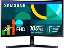SAMSUNG 24" Curved Gaming Monitor S3 (S36GD) FHD 1800R NEW OPEN BOX