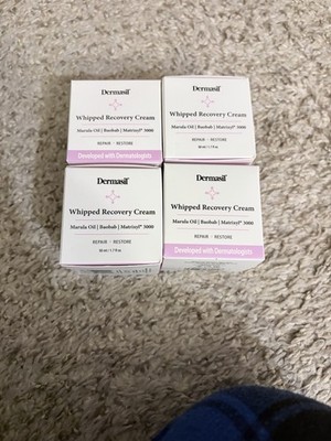 Set of 2.   Dermasil Whipped Recovery Cream x 2 Marula Oil Baobab 50ml 