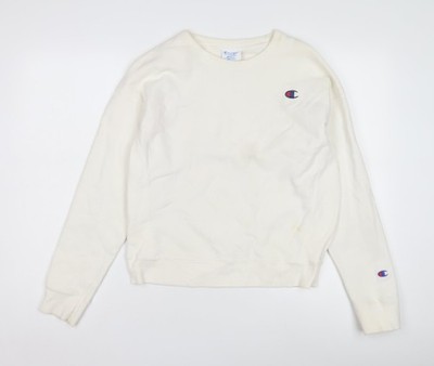 Unisex Erwachsene UK M Regular Champion Ivory Pullover Sweatshirt