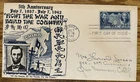 1942 5c China Resistance FDC Scott 906 Crosby Photo Cachet WWII Patriotic