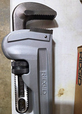 RIDGID 36 in Aluminum Straight Pipe Wrench, 6 in Capacity, Brand New.