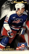 1993-94 Fleer PowerPlay VTG Tall Boys Jim Campbell USA #499