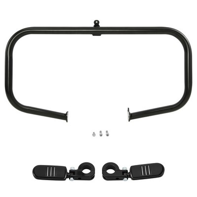Highway Engine Guard Crash Bar Foot Peg Fit For Harley Street Road Glide 09-24