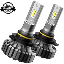 1/2SET 9012 HIR2 LED Headlight Bulb 1:1 Size White 300% Brighter Ultra Bright