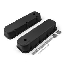 Chevy Bbc 454 Aluminum Valve Covers Black