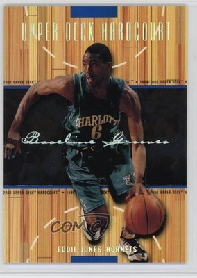 1999 Upper Deck Hardcourt Rainbow Baseline Grooves 463/500 Eddie Jones #5 0qo1