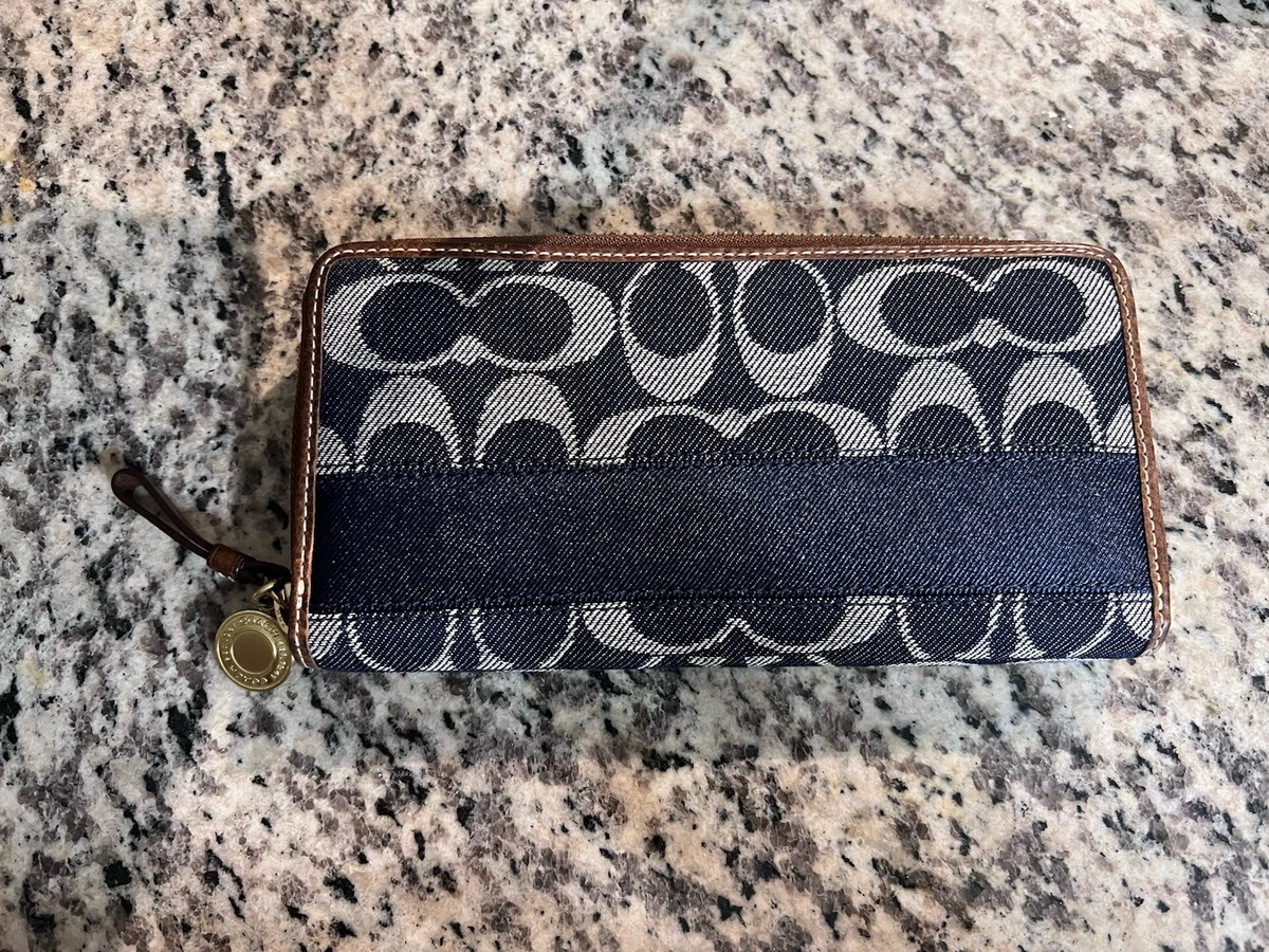 Coach Blue Wallets for Women with Vintage for sale | eBay