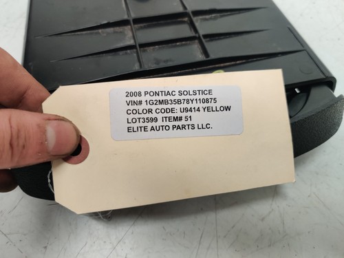 06-10 PONTIAC SOLSTICE-SATUR SKY REAR CENTER CONSOLE CUP HOLDER, OEM LOT3599 - Picture 9 of 9