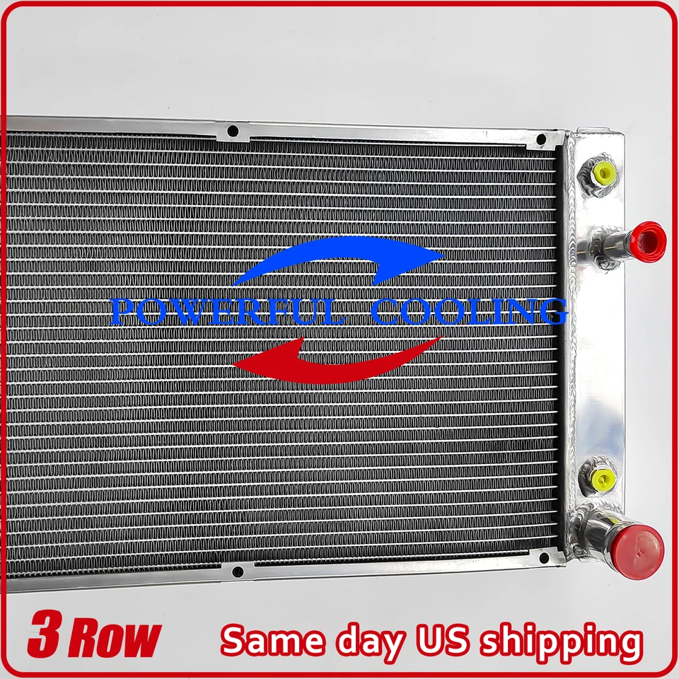 Radiador de aluminio para PORSCHE 944 1983-1988 2,5 L 2,7 L AT & MT NO TURBO S2 3 filas Foto 2 de 4