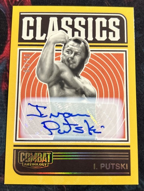 2025 Panini Combat Anthology Classics Ivan Putski Auto /10
